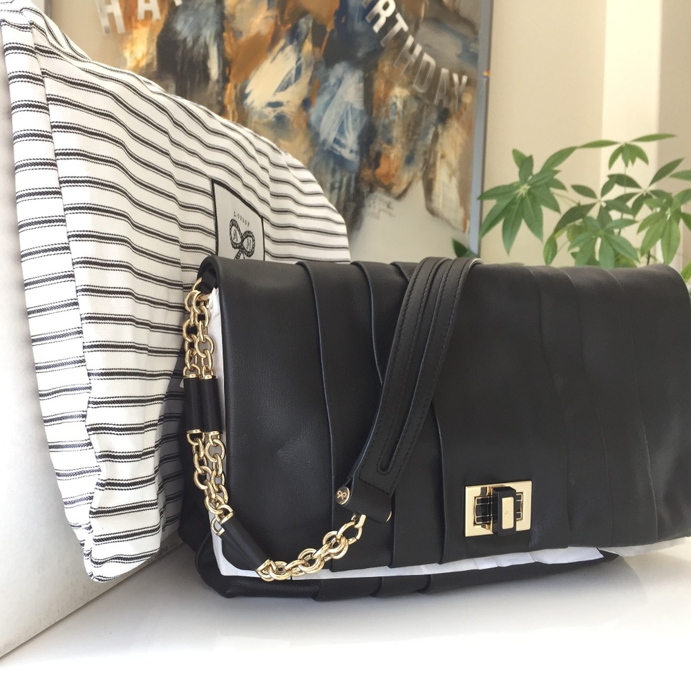 Anya Hindmarch Gracie Shoulder Bag (Black)